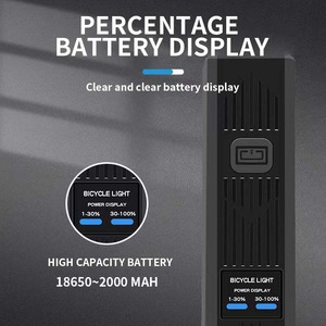 Faro per Bicicletta USB Ricaricabile con Clacson, Impermeabile IPX4, per <span class=keywords><strong>MTB</strong></span> e Ciclismo Outdoor, Luce Frontale ad Alta Intensità - Product Image 5