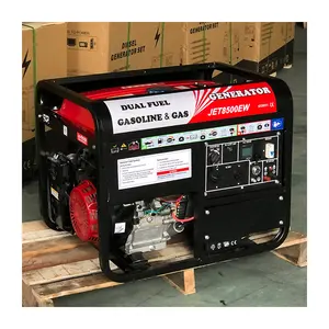 Generator Portabel Bahan Bakar Ganda Bensin dan Generator Gas 2KW 3KW 4KW 5KW 6KW Generator Gas LPG