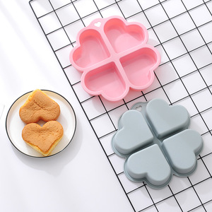 Customized Heart Shaped Reusable Non-Toxic Silicone 1-Piece <b>Cake</b> Pan & Toast <b>Mold</b> for Easy Demoulding of Jelly and Muffin - Product Image 5