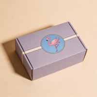 Boîte d'emballage personnalisée avec hologramme laser, estampage à chaud, carton ondulé, boîte d'expédition de luxe, thème étoilé, matériaux recyclés, éponge