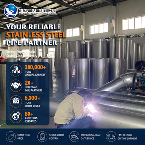 Polishing 310S Pickled ERW 48.3mm 8.0mm Grooving EN 10216-5 Stainless Steel Pipe for Food and Beverage - Product Image 1