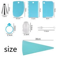 Lot de 15 douilles de décoration en acier inoxydable pour poche à douille, idéal pour la crème et les gâteaux, outil de pâtisserie DIY, vente en gros usine