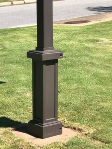 อลูมิเนียมเสาฐานฝาครอบ <span class=keywords><strong>ASTM</strong></span> <span class=keywords><strong>A356</strong></span>ฐานฝาครอบเสาไฟตกแต่งฐาน - Product Image 3