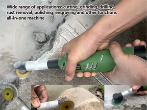 Smerigliatrice Angolare Multifunzione al Litio 16.8V per Lucidatura, Levigatura, Intaglio e Stuccatura di Piastrelle, Marmo e Metallo, con Angolo di 90 Gradi - Product Image 3