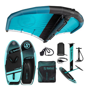 Set de Tabla de Wing <span class=keywords><strong>Foil</strong></span> Inflable Spatium, Kit de Wing <span class=keywords><strong>Foil</strong></span> de Carbono y Aluminio, Tabla Inflable de Hydrofoil, Tabla de Surf de Carbono - Product Image 1