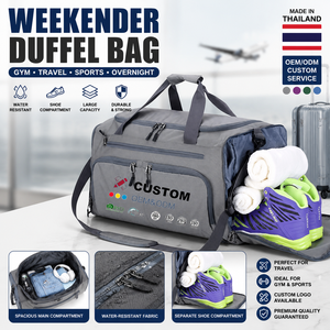 Large Capacity Gym <b>Bag</b> with Shoe Compartment Waterproof Sports Duffel <b>Bag</b> for Fitness Training Travel Workout Weekend <b>Bag</b> - Product Image 1
