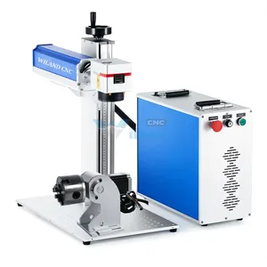 Jpt 20w 30w 50w Raycus Laser Source Plastic Car Parts Button Aluminum Ring Fiber Laser Marking Engraver Marking Machine