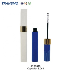 Tube de mascara vide en plastique mignon avec brosse 10 ml Mascara bleu mat Emballage Mascara imperméable Volume supplémentaire - Product Image 1