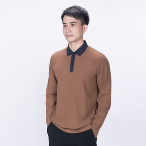 Camiseta Deportiva Personalizada para Hombre con Logotipo Tejido, de Secado Rápido, Media Cremallera, Manga Larga, Diseño Deportivo Informal, Color Sólido, con Orificio para el Pulgar - Product Image 5