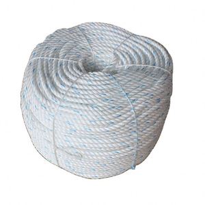 PP Danline Rope Marine Rope Shandong China 3mm-60mm PP Baler Twine Polypropylene Split Film 3 Strands pp Twisted Rope - Product Image 1