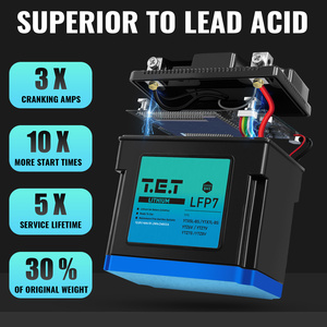 Bateria de Partida LFP7SL 12.8V 3Ah LiFePO4 com Proteção BMS, Monitoramento Opcional via APP Bluetooth - Product Image 3