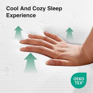 Colchón <span class=keywords><strong>de</strong></span> Lujo Chino con Espuma Viscoelástica y Pillow Top, Tamaño Queen, Enrollable, con Muelles Ensacados Mini Micro Pocket Spring - Product Image 2