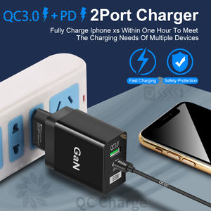 Cargador de pared PD 65W <span class=keywords><strong>GaN</strong></span> para MacBook QC 3,0 PD3.0 Tipo C Cargador rápido USB para iPhone 13 12 Pro - Product Image 2