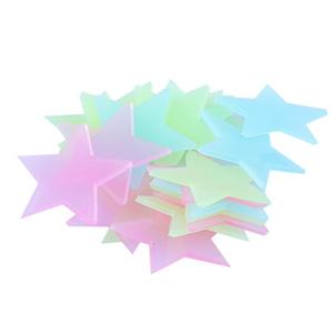 Estrellas Decorativas 3D de Plástico, Adhesivos Fluorescentes Luminosos para Pared, Brillan en la Oscuridad - Product Image 6