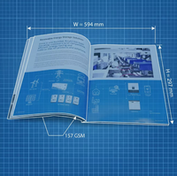 Services d'impression de livrets d'employés personnalisés de qualité supérieure, reliure parfaite, impression offset, carton duplex, vente en gros d'usine