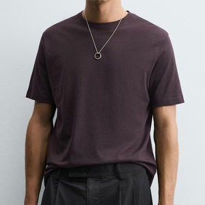 Camiseta de Alta Calidad <span class=keywords><strong>Charlo</strong></span> Garment, Color Personalizado, 100% Algodón, Fabricante de Camisetas, Diseño en Blanco, Camiseta de Moda de Peso Pesado para Hombre - Product Image 1