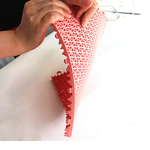 एंटी-स्लिप पीपी प्लास्टिक स्पोर्ट्स निलंबित आउटडोर फ्लोर रोलर स्केट कोर्ट फ्लोर कार वाशिंग ग्रिल फ्लोर कार वॉश - Product Image 4