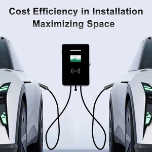 Estación de Carga para Vehículos Eléctricos de Montaje en Pared,-30 ℃ ~+50 ℃   Amplio Rango de Temperatura, GBT/Tipo1/Tipo2, Pantalla HD de 4.3 Pulgadas, Aplicación WiFi, Corriente Dual de 16A/32A - Product Image 2