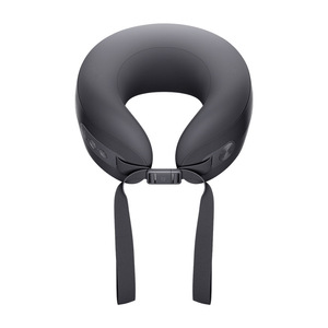 Masseur de cou Xiaojia en forme de U, rechargeable, alimenté par USB, gris foncé, coussin de massage pour soulager le cou - Product Image 1