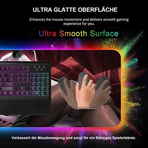 Chuột Pad RGB Anime Cô Gá<span class=keywords><strong>i</strong></span> Sexy Butt LED PC Phụ Kiện Máy Tính Để Bàn Chơ<span class=keywords><strong>i</strong></span> Game Máy Tính Chống Trượt Cao Su XXL Bàn Mat - Product Image 5