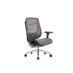 High Quality Back Mesh Fabric Swivel Computer Desk Chair Luxury Ergonomic Executive Commercial Office Chairs With Headrest