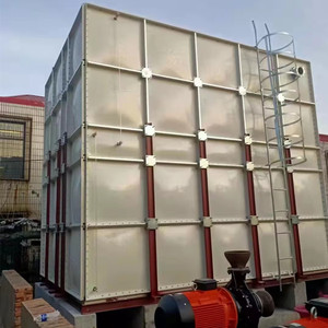 Réservoir d'eau modulaire en GRP à sections carrées pour ferme - Product Image 1