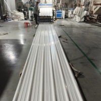 Lámina de Techo de PVC Corrugado de Larga Duración Resistente a Impactos de 1075 mm, Tejas de PVC Estilo Colonial para Almacenes