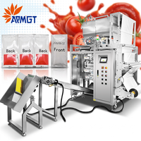 Machine d'emballage multivoie automatique pour concentré de tomate, sauce piquante et salade, sachets de 10g 15g