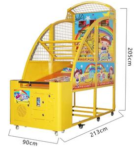 Máquina de juego de aro de tiro de baloncesto plegable YIRUN, Arcade que funciona con monedas, idioma inglés para centros de juego - Product Image 4