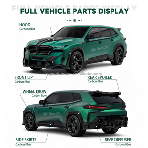 Kit de Carrocería de Fibra de Carbono Seca para BMW <span class=keywords><strong>XM</strong></span> G09 2022-2026 Estilo MSY, Piezas de Auto de Carbono Seco, Alerón Delantero, Faldones Laterales, Capó, Alerón de Techo - Product Image 4