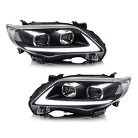 Phares LED Modifiés, Ensemble de Phares LED pour Voiture, Phare Adapté aux Berlines Compactes 2011/2013, Éclairage Automobile Haute Luminosité, Vente en Gros