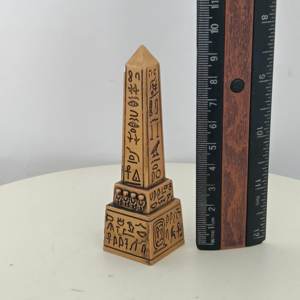 Urne égyptienne en résine personnalisée, décoration de l'Égypte ancienne, contenant pour les cendres de <span class=keywords><strong>chat</strong></span>, sculpture artistique peinte à la main, <span class=keywords><strong>sphinx</strong></span>, visage humain, décoration de table - Product Image 4