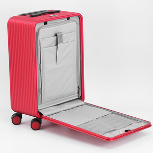 Valigia in alluminio pieno da 20 pollici con Design alla moda Spinner ruota TSA lucchetto impermeabile a guscio rigido per uomini d'affari - Product Image 5