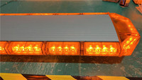 Barra de luz de advertencia de perfil bajo, luces estroboscópicas ámbar led de emergencia para vehículos de seguridad, 47 pulgadas, 12V, 24V de CC