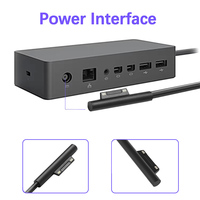 Adaptateur d'alimentation portable 127W 15V 8A AC, chargeur rapide pour Surface Book 3, Surface Pro, Laptop Studio, sortie 5V/1A