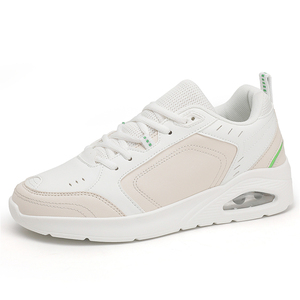 Zapatillas Deportivas Transpirables de Cuero Sintético con Amortiguación Visible para Absorción de Impactos, Ligeras y Cómodas para Caminar a Diario - Product Image 1