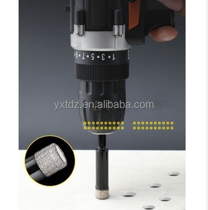 6-14mm Vacuum Brazed Dry Diamond Hole Saw <b>Bits</b> 1/4 Inch Hex Shank Diamond Core Cutter With Built-In Cooling Wax - Product Image 5