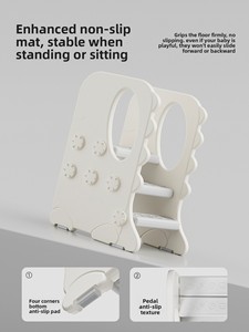 Marchepied multifonctionnel pour enfants, design dinosaure, antidérapant, pour l'apprentissage de la propreté, le lavage des mains et comme aide de cuisine - Product Image 5