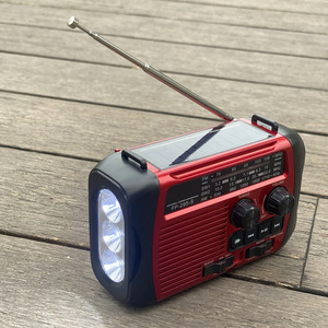 Nuevo modelo portátil Led Solar manivela Radio de emergencia con linterna LED Banco de energía Radio multifuncional - Product Image 5