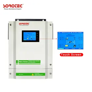 SOROTEC 5.5kW पर/बंद ग्रिड सौर पलटनेवाला 90A MPPT सौर नियंत्रक के साथ घर में इस्तेमाल के लिए