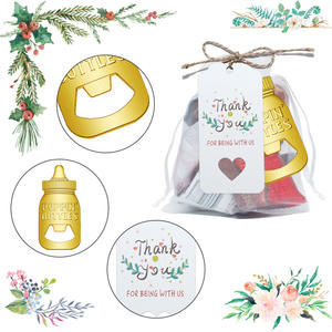 Recuerdo de <span class=keywords><strong>Bautizo</strong></span>, Cumpleaños o Comunión, Decoración <span class=keywords><strong>para</strong></span> Baby Shower, Abrebotellas Creativo con Forma de Biberón, Adornos Colgantes - Product Image 3