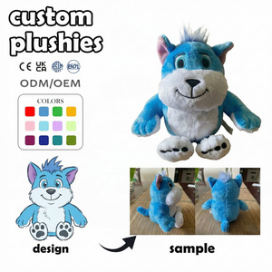 Peluches personnalisées à faible MOQ, jouets en peluche, personnages d'anime, ours en peluche, monstres en peluche, doux pour poupées, anniversaires, en maille - Product Image 6