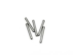 Goupille cylindrique filetée en acier inoxydable, longue, moletée, norme ISO, finition brillante, marque SAITONG, dimensions personnalisables pour - Product Image 2