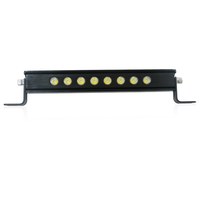 Barre lumineuse LED mince de 40 pouces en aluminium anodisé dur, couleur ambre, pour Defender Wrangler Gladiator 4x4, universelle, adaptable aux véhicules