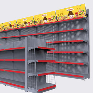<span class=keywords><strong>Rack</strong></span> dimensiones China góndola supermercado publicidad estantes pantalla con precio barato - Product Image 3