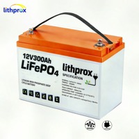 Batterie pour fauteuil roulant 12V300AH 3.6KWh LiFePO4 avec protection contre les surcharges, performance constante pour scooter et aide à la mobilité, certifiée CE