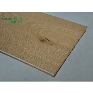 Suelo de madera real, <span class=keywords><strong>parquet</strong></span> de madera maciza, Blanco lavado, precio de fabricante barato, suelo de roble de ingeniería - Product Image 6