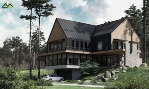 Structure préfabriquée en acier léger de style industriel moderne Assemblage rapide Salon extérieur Cuisine Villa Construction métallique durable - Product Image 3