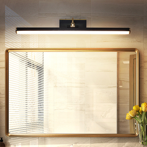 Lámpara de Pared LED Moderna para Baño, Impermeable, con Espejo de Maquillaje Simple y Luz Frontal, Accesorio de Pared para Inodoro - Product Image 6