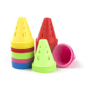 每个专业8厘米旱冰鞋桩标志桶障碍角脚桩旱冰鞋路障批发 - Product Image 4